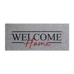 Welcome Home mat gray