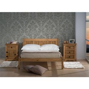 Double bed CORONA RIO 140x200 wax