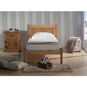 Single bed CORONA RIO 90x200 wax