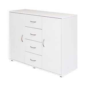 Dresser 2 doors + 4 drawers 1507 white