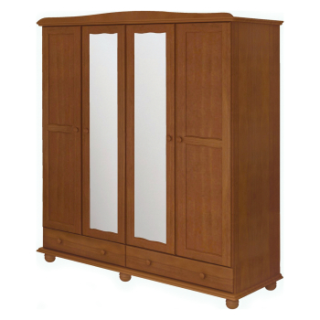 Cupboard 4-door COPACABANA brown