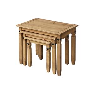 Set of 3 tables CORONA wax