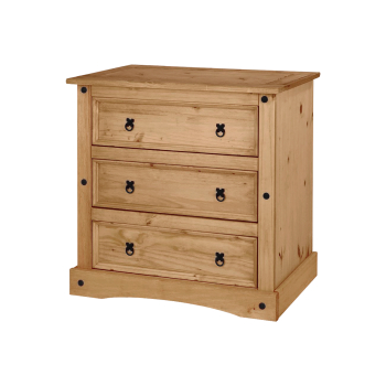 Chest of 3 drawers CORONA 3 wax