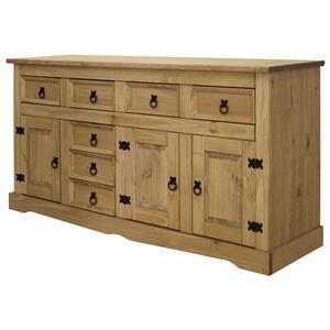 Chest of drawers 3 doors + 7 drawers CORONA wax