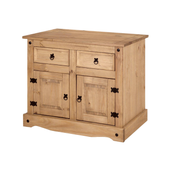 Chest of drawers 2 doors + 2 drawers CORONA 3 wax