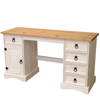 Desk CORONA white wax 16334B