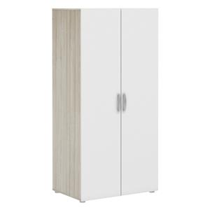 Cabinet 2 doors NANO oak/pearl white