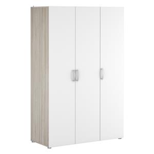 Cabinet 3 doors NANO oak/pearl white