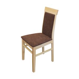 Dining chair OLI beech/dark brown