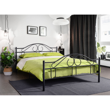 Double bed PORTO 140x200 metal