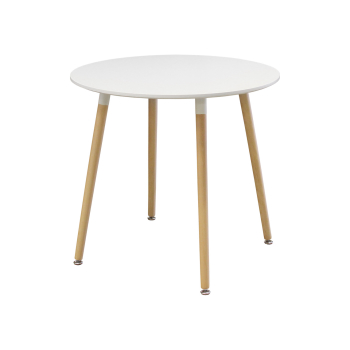 Dining table diameter 80 UNO white