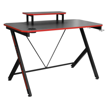 Gaming table LAS VEGAS black/red