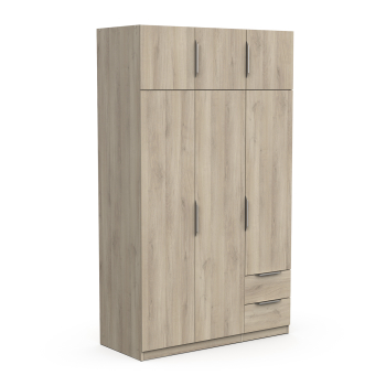 Wardrobe 6 doors GHOST oak