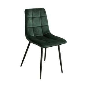 Dining chair BERGEN green velvet