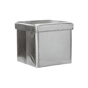 Seat storage box silver