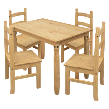 Dining table 16116 + 4 chairs 1627 CORONA 2