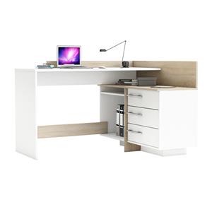 Corner desk THALES 484881 oak/white