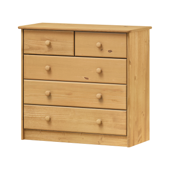 Chest of drawers 4V - 2 + 3 drawers wax