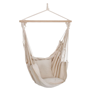 Hanging garden chair beige