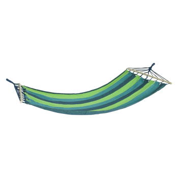 Hanging hammock green/blue