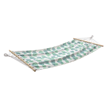 Hanging hammock green leaves