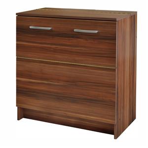 Bed linen cabinet 60145 walnut