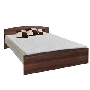 Double bed 60341 walnut/white