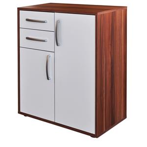 Chest of drawers 61504 walnut/white