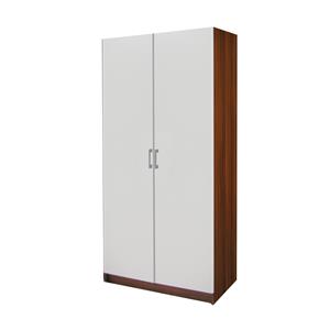 ESO 2-door cabinet 61520 walnut/white