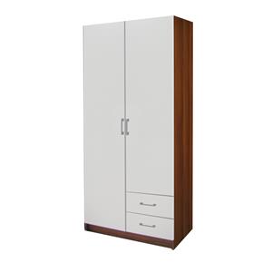 ESO 2-door cabinet 61521 walnut/white