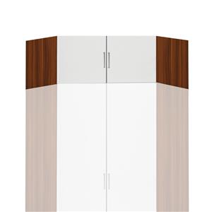 Corner extension ESO 61555 walnut/white