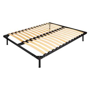 Metal bed AMERICA 140x200 black