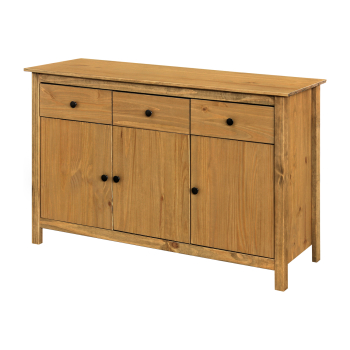 Sideboard 3 doors + 3 drawers TORINO wax