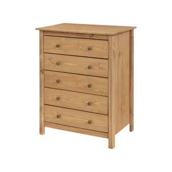 Chest of 5 drawers TORINO wax