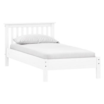 Single bed TORINO 90x200 white lacquer