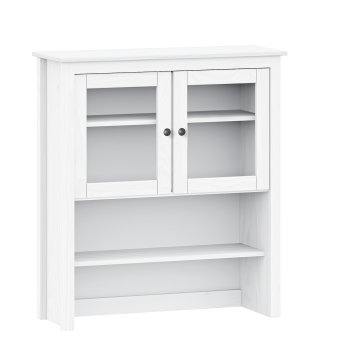 Sideboard extension TORINO white, metal handles