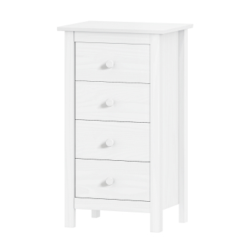 Chest of 4 drawers TORINO white