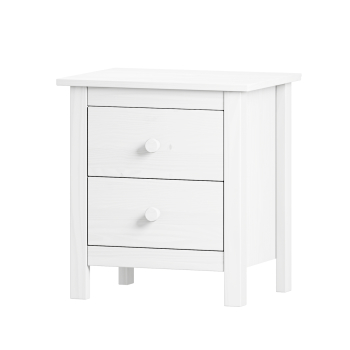 Bedside table TORINO white