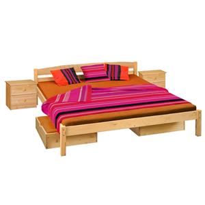 Double bed 8805 lacquered 160x200