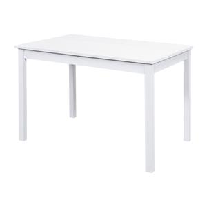 Dining table 8848B white lacquer