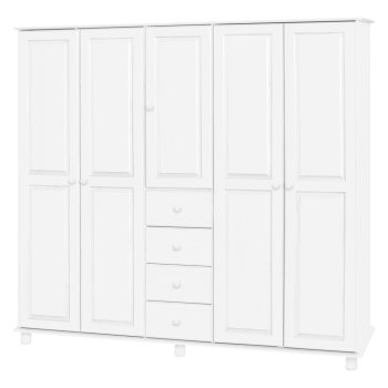 Cabinet 5 doors 8854B white lacquer