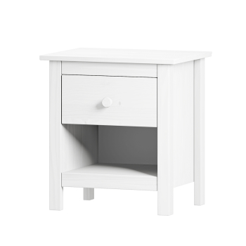 Bedside table TORINO white