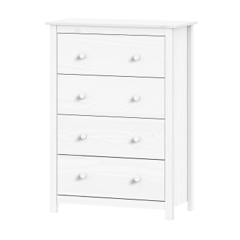 Chest of 4 drawers TORINO white