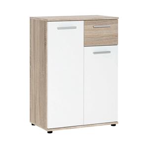 Chest of drawers JACKY 1 oak/white