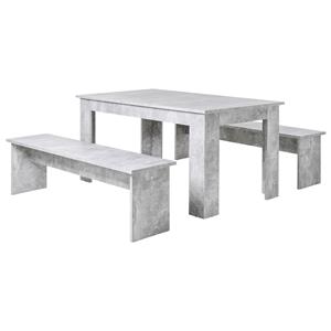 Dining set MUNCHEN 140 concrete