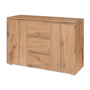 Chest of drawers 2 doors + 3 drawers IMAGE 4 golden oak