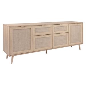 Chest of drawers 2+2 doors + 2 drawers BALI 51B oak