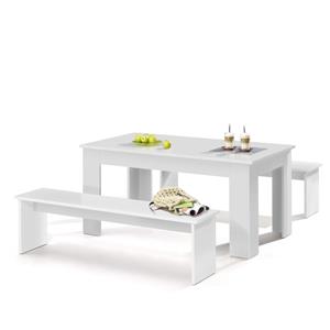 Dining set MUNCHEN 140 white