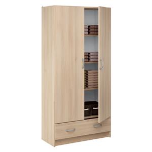 Shelf cabinet 2 doors + 1 drawer BEST oak