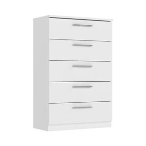 Chest of 5 drawers SURREY white